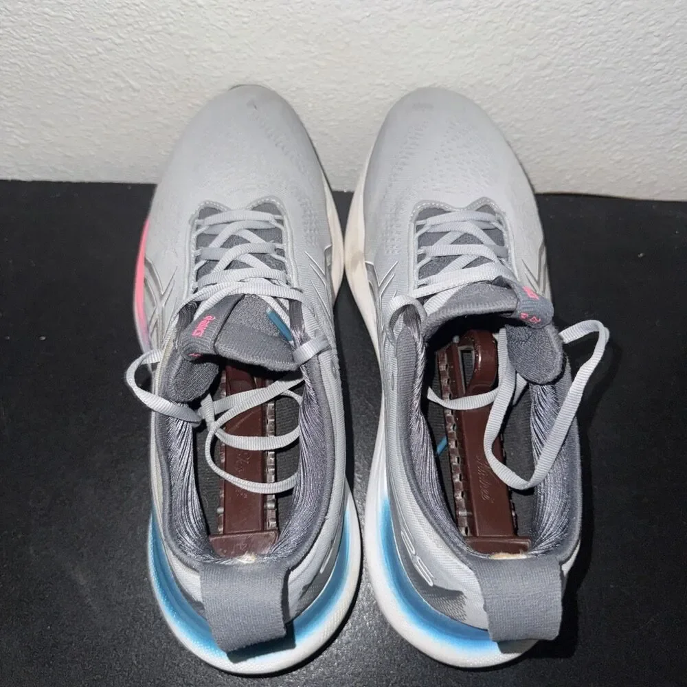 ASICS Gel-Nimbus 25 Womens 9.5 Running Shoes Gray Pink 1012B356 PureGEL Sneakers